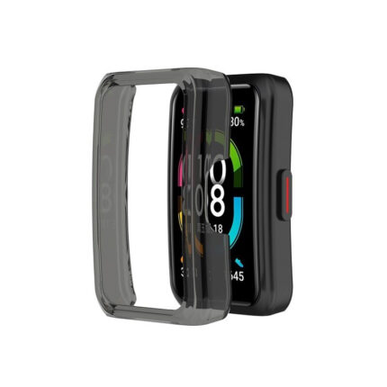 Case Tpu Clear para HUAWEI BAND 6 - Negro
